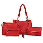 Bagsy Malone Set Of 4 Red Tote Bags