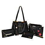 Bagsy Malone Tote Bag Combo of 5- Black