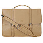 Bagsy Malone Unisex Light Brown Laptop Bag
