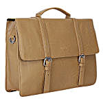 Bagsy Malone Unisex Light Brown Laptop Bag