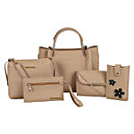 Bagsy Malone Women's Tote Combo Bag of 5