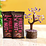 Amethyst Wish Tree & Amul Fruit N Nut