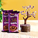 Amethyst Wish Tree & Cadbury Silk Bubbly