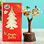 Colourful Stone Wish Tree & Choco Swiss Jingle Bells