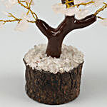 Rose Quartz Wish Tree & Amul Belgian Milk Chocolate