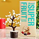 Rose Quartz Wish Tree & Amul Chocolate