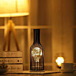 Wine Bottle LED Night Lamp (Hollow Iron)