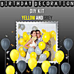 Special Birthday Decoration Kit- Yellow & Grey