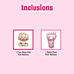 Special Welcome Balloon Decoration Kit For Baby Girl
