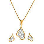 Personalised Heart Pendant Jewellery Set