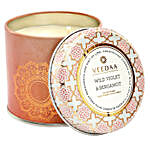 Veedaa Wild Violet & Bergamot Scented Tin Candle