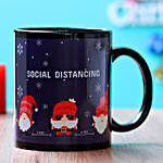 Social Distancing Christmas Mug