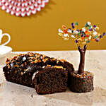 Colourful Stone Wish Tree With Date & Walnut Dry Cake