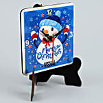 Frozen Christmas Special Personalised Table Clock