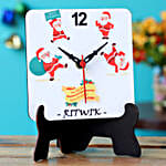 Merry Santa O Table Clock