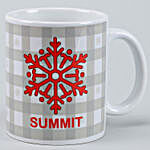Personalised Snow Flake Mug