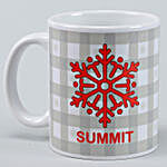 Personalised Snow Flake Mug