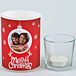Bright Merry Christmas Hollow Candle