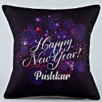 Personalised New Year LED Cushion