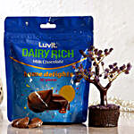 Amethyst Wish Tree & Luvit Milk Chocolate Minis