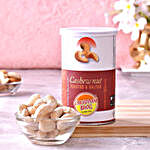 Besan Laddoo & Salted Cashews Can