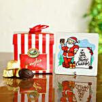 Wishing Christmas Table Top & Swiss Chocolates Combo
