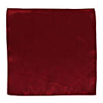 Maroon Microfiber Neck Tie & Lapel Pin Gift Set