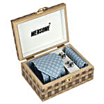 Microfiber Neck Tie Gift Set- Light Blue