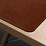 Turf Vegan Leather Desk Mat Tan