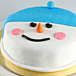 Snowman Truffle Cake 1 Kg Eggless