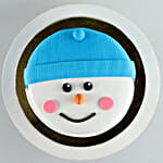 Snowman Truffle Cake 1 Kg Eggless