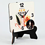 Personalised New Year Table Clock & Table Top