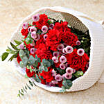 Lovely Carnations & Daisies Bouquet