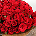 Hundred Red Roses Bunch