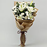 Oriental Lilies & White Daisies Bouquet