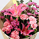 Pink Mixed Flowers Bouquet
