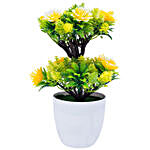 Yellow Artificial Plant With Pot