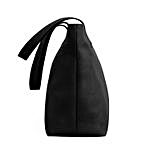 DailyObjects Black Vegan Leather Fatty Tote Bag