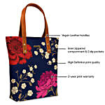 DailyObjects Midnight Chrysanthemums Classic Tote Bag