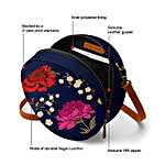 DailyObjects Midnight Chrysanthemums- Orbis Crossbody Bag