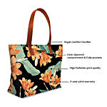 DailyObjects Midnight Hibiscus Fatty Tote Bag