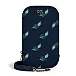 DailyObjects Navy Feathers- TallBoi Crossbody Bag