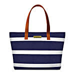 DailyObjects Navy N White Fatty Tote Bag