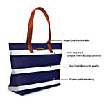 DailyObjects Navy N White Fatty Tote Bag