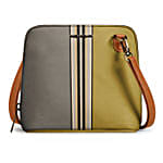 DailyObjects Olive & Mustard - Trapeze Crossbody Bag