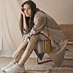 DailyObjects Olive & Mustard - Trapeze Crossbody Bag