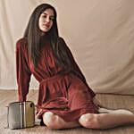 DailyObjects Olive & Mustard - Trapeze Crossbody Bag