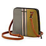DailyObjects Olive & Mustard - Trapeze Crossbody Bag