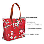 DailyObjects Red Buterflies Fatty Tote Bag