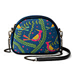 DailyObjects Teal Birds- Arch Crossbody Bag